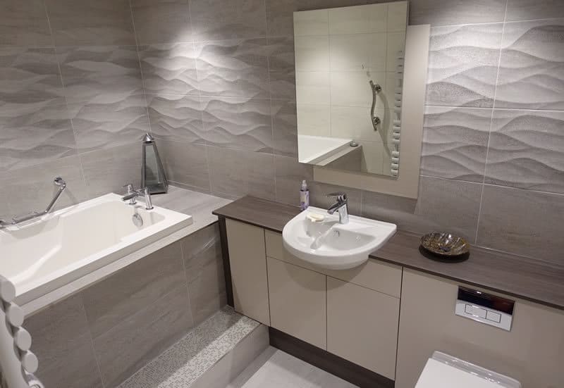 nirvana-deep-soaking-tub-gateshead The Nirvana deep soaking tub in the finished bathroom in Gateshead