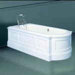 The Regency free standing bath in peninsular layout