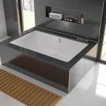 The Serenity Plus, 2 person bath, shown undermounted