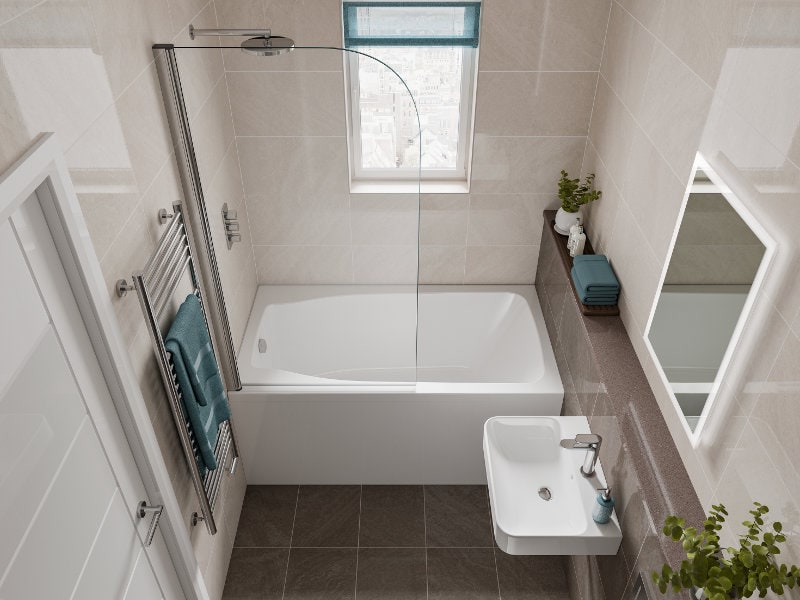 Space Saving Bath | The Studio - Deep, Comfortable and Compact